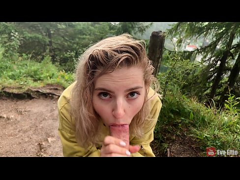 ❤️ Intombazane igwinya i-cum ngemuva kwe-blowjob yomphakathi - u-Eva Elfi Izocansi ezinkulu kithi  ﹏